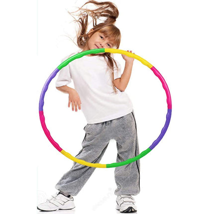 Detachable Children Playable Spherical Round Kids Fun Time Sports Exercise Hula Hoop Ring Toy - 80cm