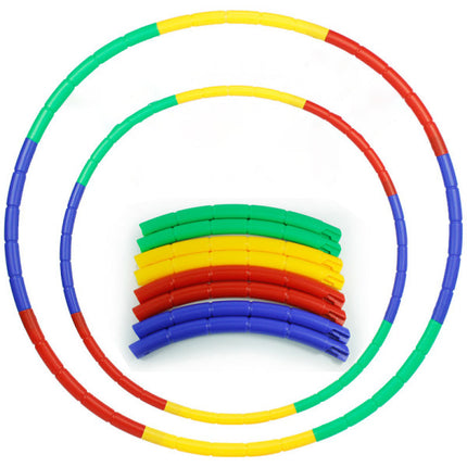 Detachable Children Playable Spherical Round Kids Fun Time Sports Exercise Hula Hoop Ring Toy - 80cm