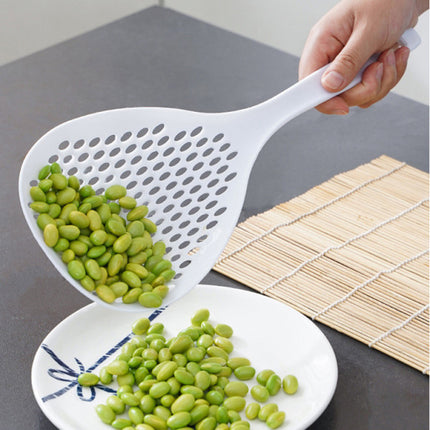 Long Handle Multi-Functional Kitchen Non-Slip Filter Scoop Large Size Noodle Colander Strainer Food Drainer