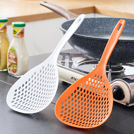 Long Handle Multi-Functional Kitchen Non-Slip Filter Scoop Large Size Noodle Colander Strainer Food Drainer