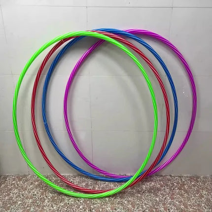 Green Plastic Hula Hoop Fun Exercise Toy for Kids Ages 3-12 Indoor/Outdoor Play Equipment Unisex Movement Skills Toy