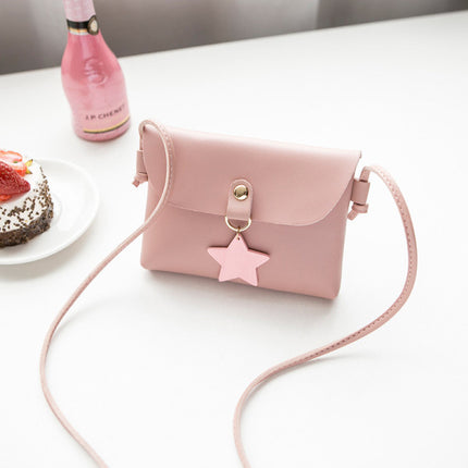 Slim Pink Faux Leather Magnetic Shoulder Bag for Trendy Women Stylish Formal and Office-ready