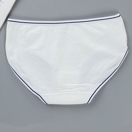 Soft Fabric Elastic Waist Panty High-Quality French Cut Teen Girls Underwear 8-15 Years - Skin