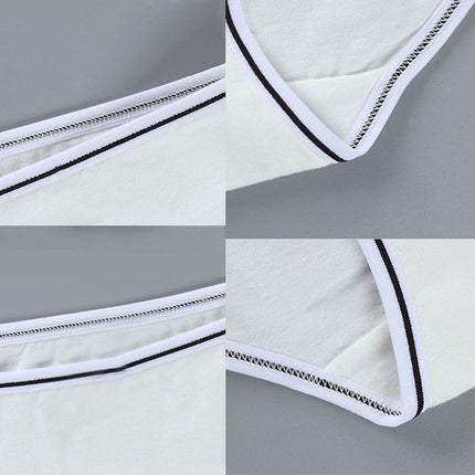 Soft Fabric Elastic Waist Panty High-Quality French Cut Teen Girls Underwear 8-15 Years - Skin