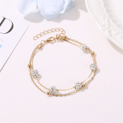 Boho Glam Anklets Gold Plated Multi Layer Hook Closure. Perfect for Parties Casual Wear &amp; More. Must-Have Women's Jewelry!