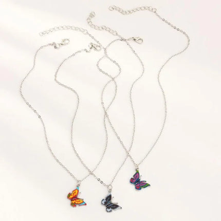 Shimmering Crystal Butterfly Anklet Perfect for Beach Parties Casual Home Wear &amp; Summer Fashion Women's Silver Plated Metal Jewelry