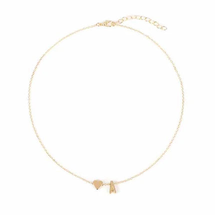 Golden Crystal Heart Anklet Stylish Women's Fashion Footwear Jewelry with Hook Closure