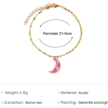 Chic Metal Hook Anklets Versatile Stylish Women's Jewelry for Summer Parties Casual Wear. Embrace Boho Style with our Decorative Feet Jewelry!