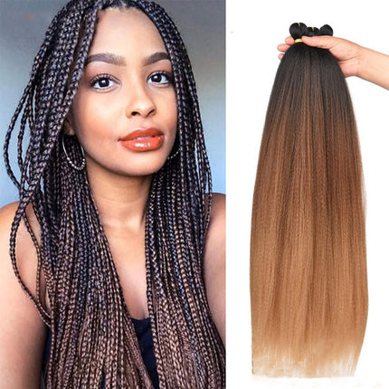 26 inch Faded Style Hairs Extension African Style Stretched High Temperature Original Look Women Fashion Dreadlock Pony Fake Hair Extensions