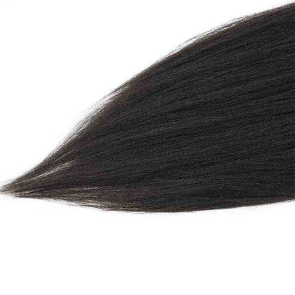 26 Inches Dark Black African Stylish Hair Extension Women Fashion Artificial Hairs  Synthetic Fiber Hair Wig Extensions - Black