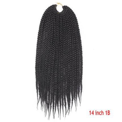 14 Inch Crochet Braids Twisted Hair Extension Curly Wavy Goddess Crochet Braids Hair Wigs Extensions