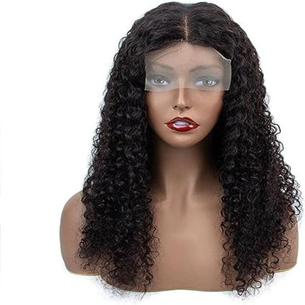 16 Inch Kinky Long Curly Ponytail Drawstring Synthetic With Hook  Fake Wavy Black Hair Wig Extension