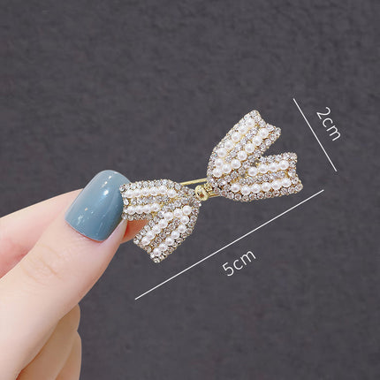 Bow Style Hair Fashion Headwear  Bow Hook Closure Clips - Golden