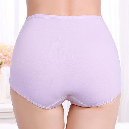 Ultimate Comfort High Waist Soft Breathable Elasticized Innerwear Women's Underwear - Light Purple