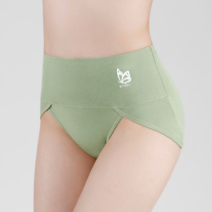 Comfy Cotton Blends Normal Fit Elastic Closure Stylish Women's Underwear - Light Green