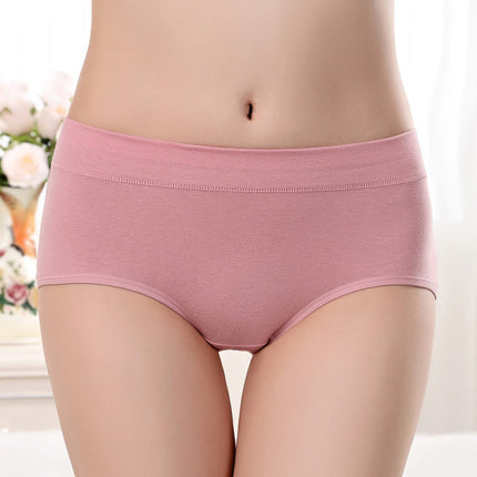 Stylish Hipster Panties Soft Breathable Underwear For Girls Cotton Blends Elastic Fitting Panty - Pink