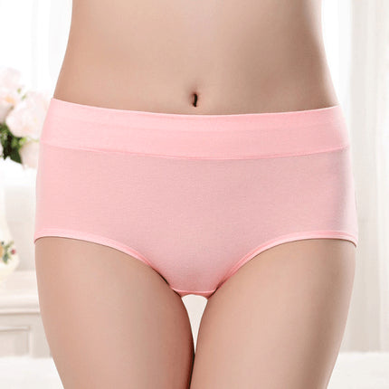 Stylish Hipster Panties Soft Breathable Underwear For Girls Cotton Blends Elastic Fitting Panty - Light Pink