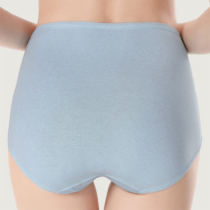 Stylish Hipster Panties Soft Breathable Underwear For Girls Cotton Blends Elastic Fitting Panty - Light Blue