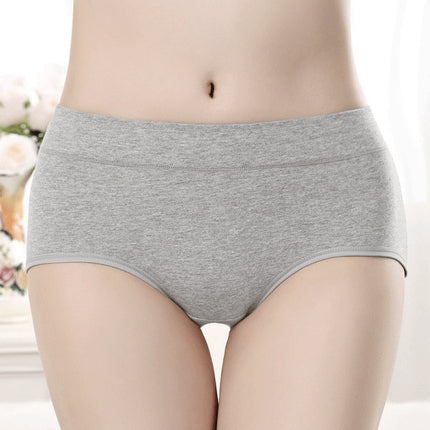 Stylish Hipster Panties Soft Breathable Underwear For Girls Cotton Blends Elastic Fitting Panty - Gray