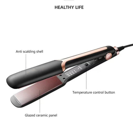 Professional Ceramic Mini Steam Hair Straightener Quick Styling for Girls &amp; Women Portable &amp; Electronic Straight Hair Device with Direct Power &amp; EU Plug