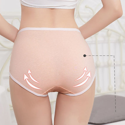 Stay comfortable all day with our breathable soft fabric hipster underwear! Stylish and stretchable our two-tone light pink panty is perfect for any casual occasion.