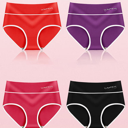 Comfy &amp; Stylish Red Cotton Blend Hipster Underwear Elastic Waist Breathable Soft Fabric Stretchable Perfect for Everyday Wear