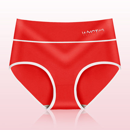 Comfy &amp; Stylish Red Cotton Blend Hipster Underwear Elastic Waist Breathable Soft Fabric Stretchable Perfect for Everyday Wear