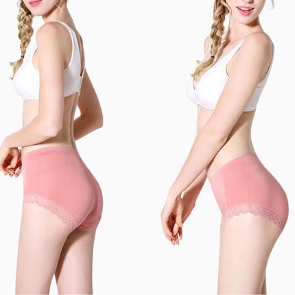 Flirty Lace Pink Hipsters Refreshing Breathable and Stylish Underwear for Women