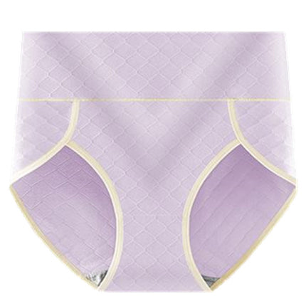 Wave Wonder Women\'s Cotton Blend Hipster Underwear in Soft Light Purple Wide Elastic Waist &amp; Normal Fitting