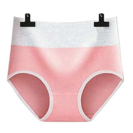 Stylish Pink Cotton Hipsters Soft Stretchable Women\'s Underwear with Elastic Waist