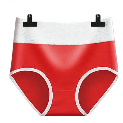 Stylish Red Cotton Blend Hipster Underwear for Women Comfortable Elastic Waist with Normal Fit