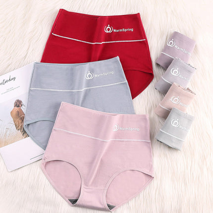 Pretty in Pink Comfortable Elastic Waist Hipster Underwear for Women Soft fabric Normal fit Cotton Blends