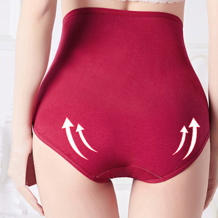 Comfortable Wine Red Cotton Blend Women\'s Hipster Underwear Soft Fabric Elastic Waist Perfect Innerwear for Girls