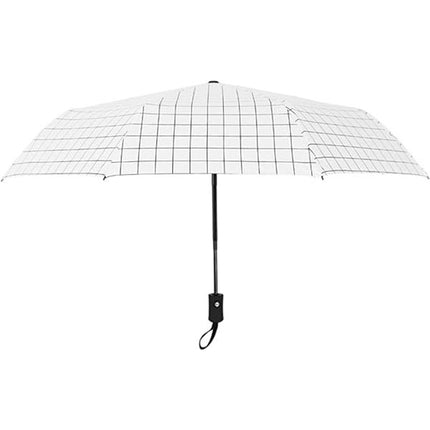 UltraLight Geometric Print Umbrella High Water Resistant Anti Sun &amp; UV Foldable &amp; Easy to Carry with Protective Cover