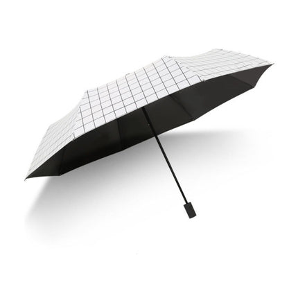 UltraLight Geometric Print Umbrella High Water Resistant Anti Sun &amp; UV Foldable &amp; Easy to Carry with Protective Cover