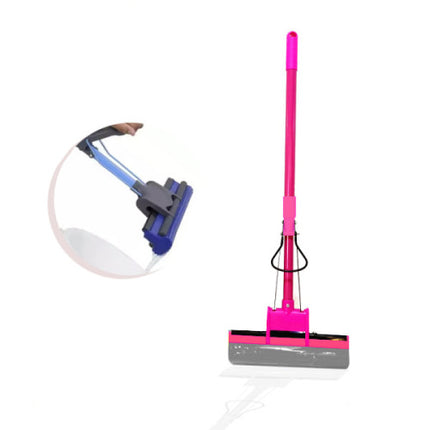 Pink Plastic Twist Drain Mop Quick Drying Easy to Use Perfect for Cleaning Bathrooms Kitchens Homes Strong Material High Quality