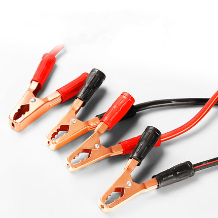 High-Quality 1000 AMP Car Battery Charging Jumper Booster Cables Heavy Duty 2.2 Meters Long Red Plastic Conversion Cable