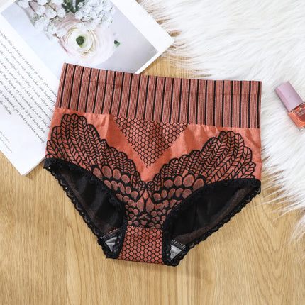 Stylish Lace Hipster Underwear in Soft &amp; Breathable Fabric Comfortable Seamless &amp; High Elastic Waist for Women