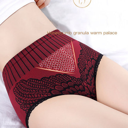 Stylish Lace Hipster Underwear Comfortable Breathable Seamless. High Elastic Waist. Perfect for Casual Occasions. Red Nylon Material. Exclusive for Women.