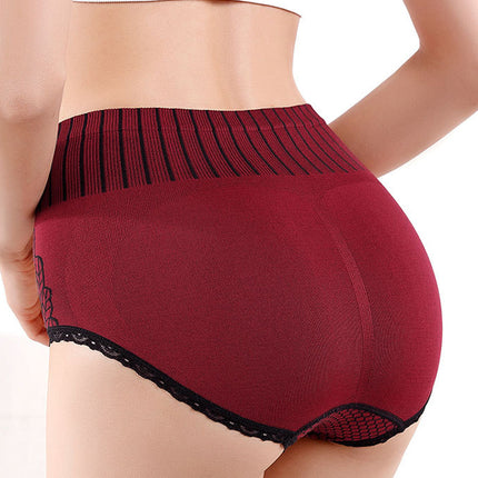 Stylish Lace Hipster Underwear Comfortable Breathable Seamless. High Elastic Waist. Perfect for Casual Occasions. Red Nylon Material. Exclusive for Women.