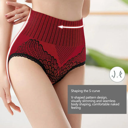 Stylish Lace Hipster Underwear Comfortable Breathable Seamless. High Elastic Waist. Perfect for Casual Occasions. Red Nylon Material. Exclusive for Women.