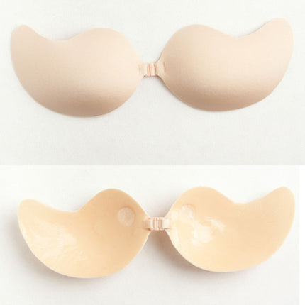 Girls Wear Reusable Silicone Bra Self-adhesive Strapless Sticky Bra Backless Invisible Push-up Bras For Women