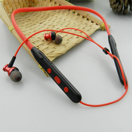 Ultimate Freedom Rechargeable Bluetooth Headphones with Long Battery Life for Hands-free Mobile Calling Red