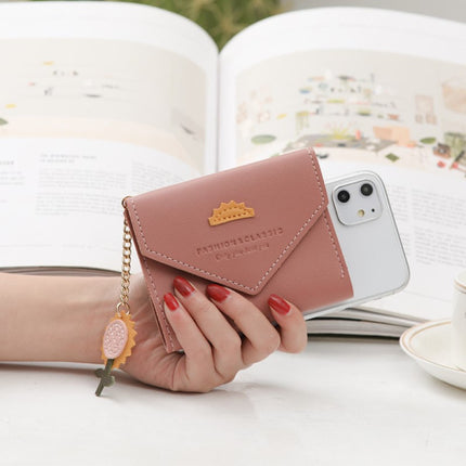 Flower Tassel Button Wallet Trendy Synthetic Leather Money/Card Organizer for Women. Perfect Small Wallet for Girls!