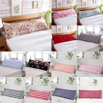 Eye-catching title Floral Printed Pillow Cover Elegant Home Decor for Living Room &amp; Bedroom 120 x 48cm Long Rectangle Case