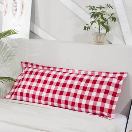 Stylish Plaid Pillow Cover Perfect for Home Décor Cotton Blend Material 120 x 48cm