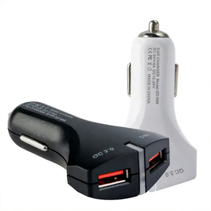 Premium Dual USB Car Charger Fast Charge Your Mobile Phone &amp; Tablet with 18W Universal Quick Charger Ultimate Vehicle Charging Adapter