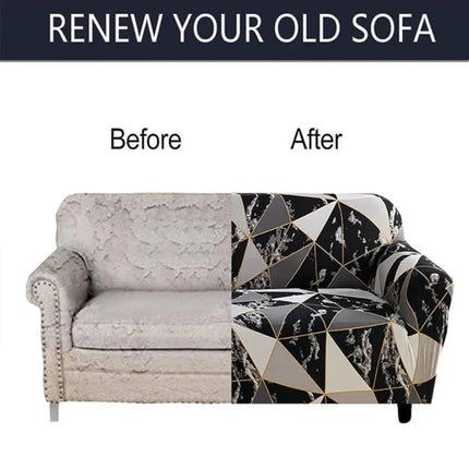 Transform your living space with our stylish 2 Seater Sofa Set Includes 1 Cushion Cover! Enhance your home decor effortlessly Perfect for the bedroom office or living room. Enjoy the easy wear non-slip design of our High Stretch Elastic Couch Sofa Cover.