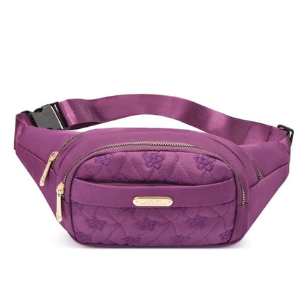 Floral Canvas Girls Fanny Pack with Adjustable Waist Bag Ideal for Stylish Women on the Go Travel Personal Mini Ladies Bags