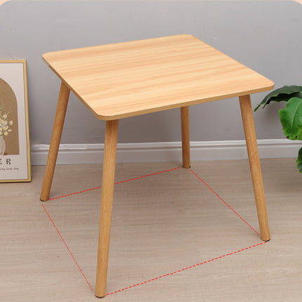 Large Size Square Table Coffee Family Living Room Floor Standing Foldable Movable Easy Fixing Office Home Reading Laptop Bed Side Wooden Study Disk Durable - 60 x 60 cm